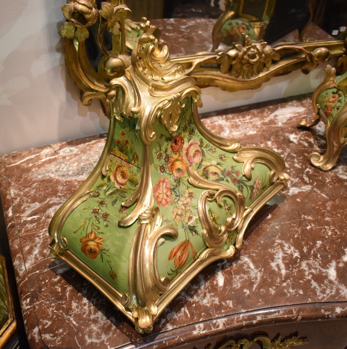 Louis XV Period Cartel Clock, Stamped B. Lieutaud, 18th Century-photo-1