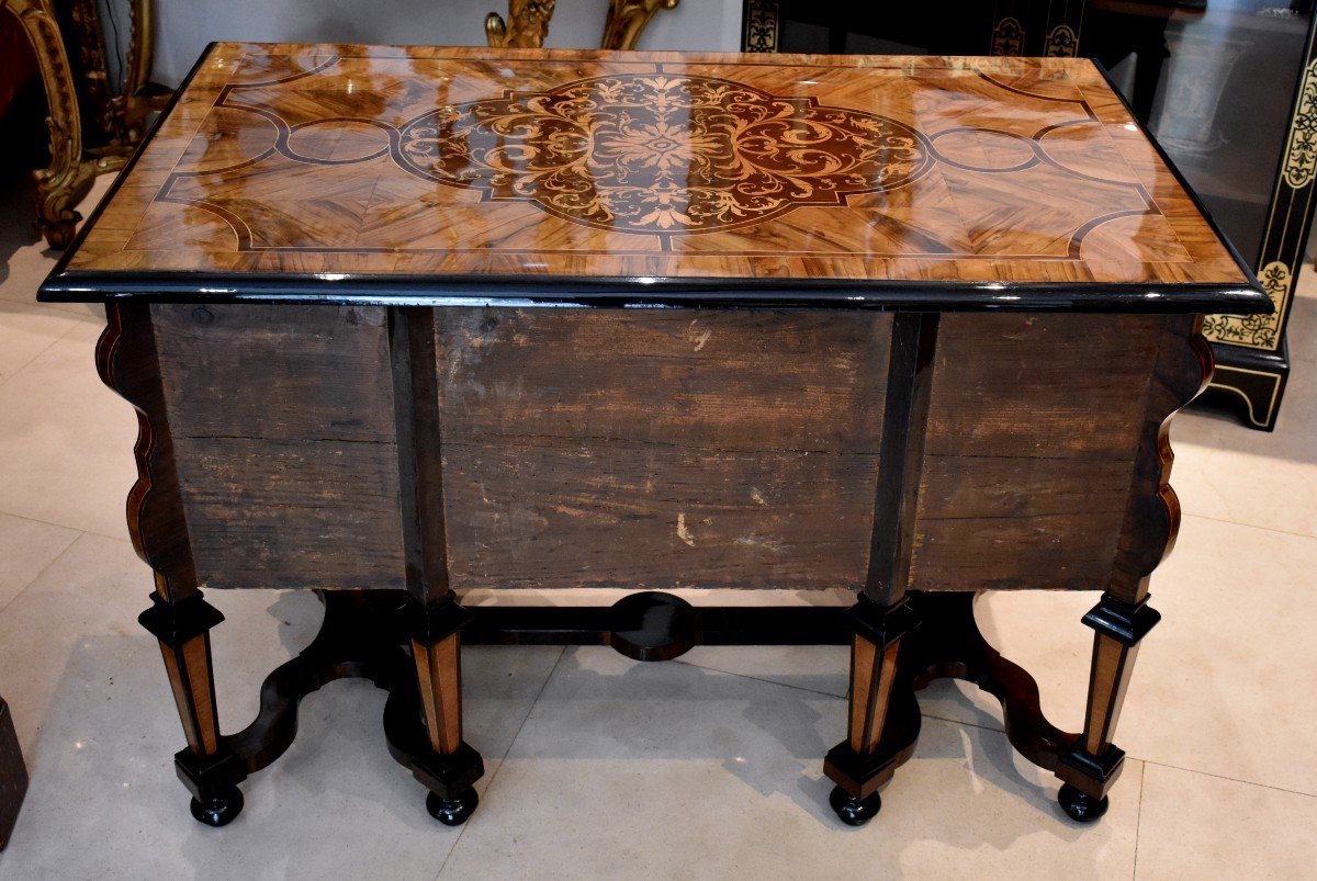 Mazarin Marquetry Desk, Louis XIV Period, 17th Century-photo-8