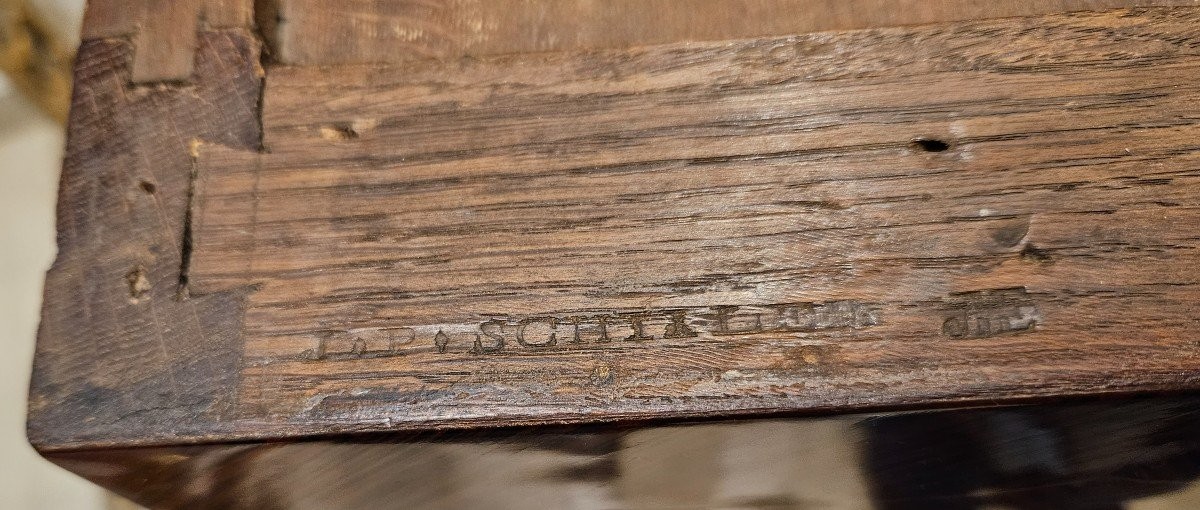 A Hauteur d'Appui En Marqueterie Estampillé Epoque Transition XVIII ème-photo-6