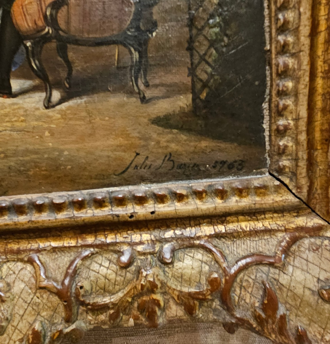Ecole Française "Le Concert Champêtre" Fin XVIII ème-photo-2