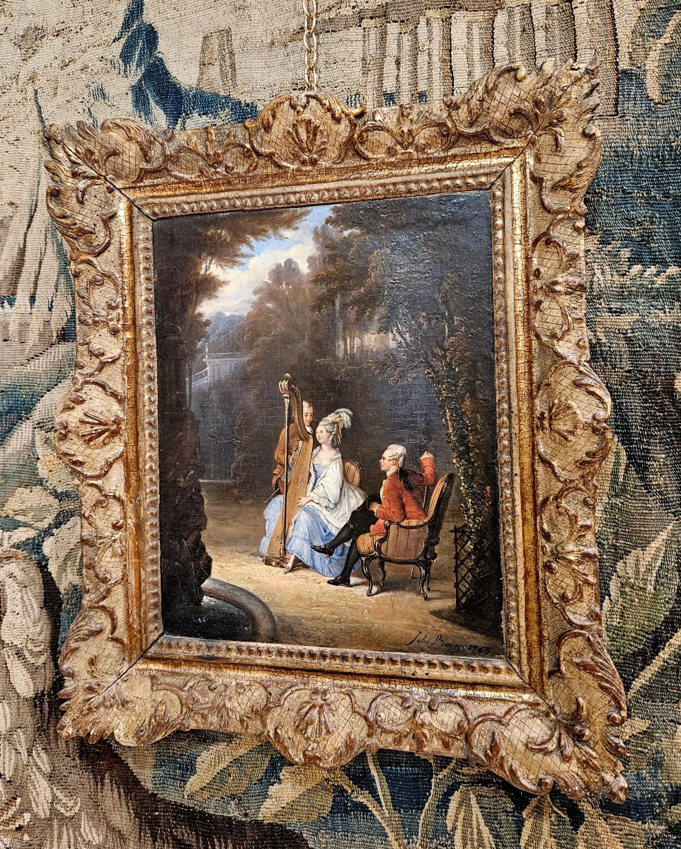 Ecole Française "Le Concert Champêtre" Fin XVIII ème