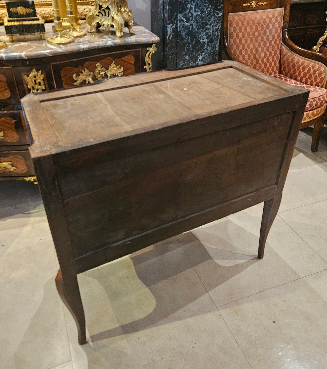 Commode En Marqueterie Cube Epoque Transition XVIII ème-photo-7