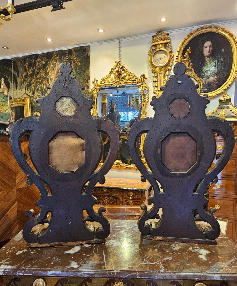Important Pair Of Monstrances Louis XIV Period 17th Century-photo-5