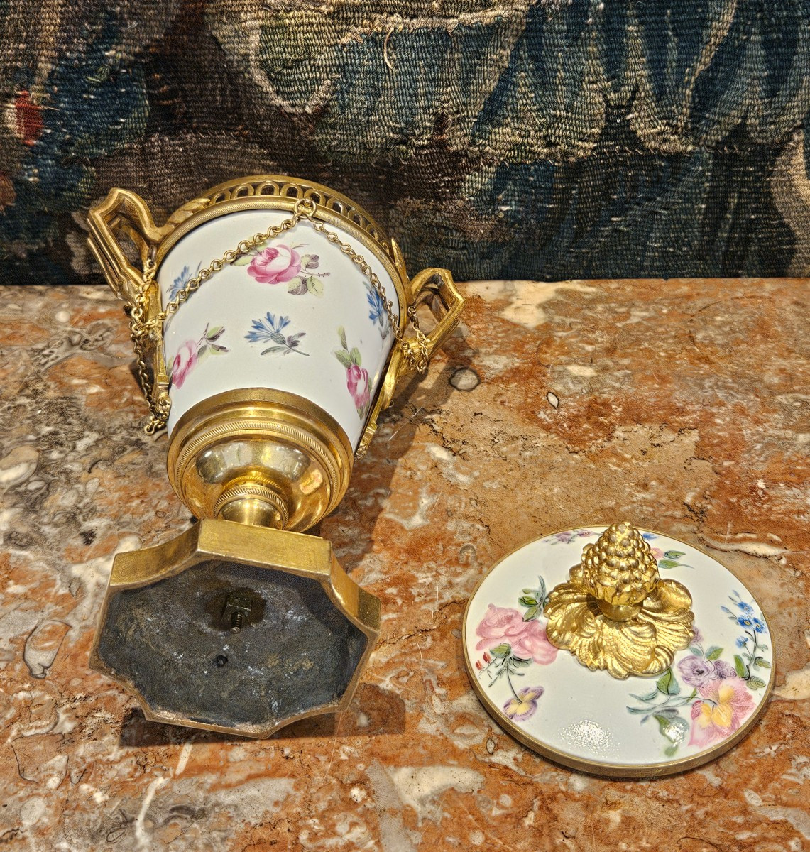 Brûle Parfum  De Style Louis XVI Début XIX ème-photo-6
