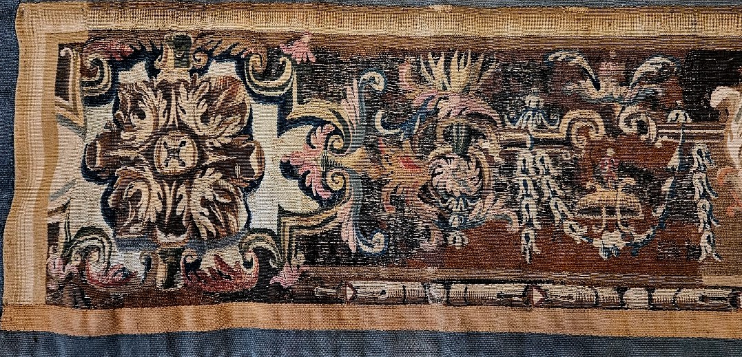 Bandeau De tapisserie De Beauvais Epoque Louis XIV Fin XVII ème -photo-1