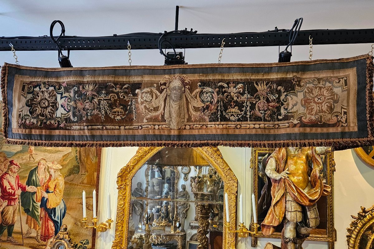Bandeau De tapisserie De Beauvais Epoque Louis XIV Fin XVII ème 