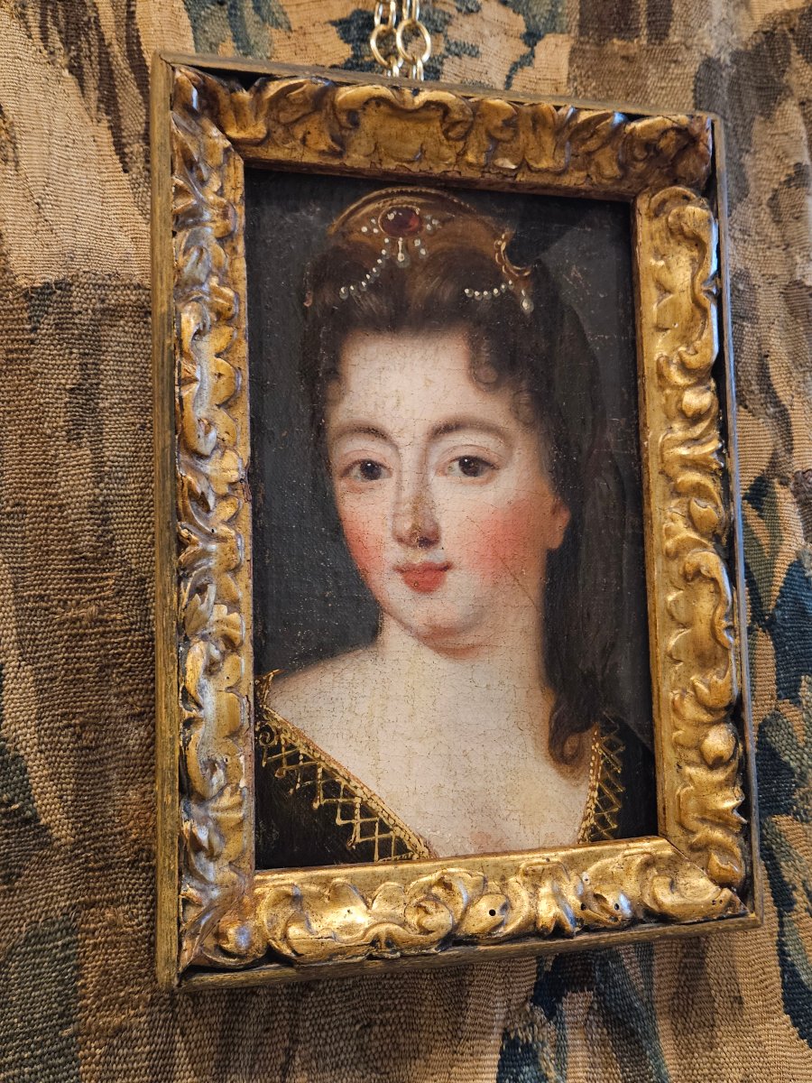 Portrait Of Louise Françoise De Bourbon, 18th Century -photo-4