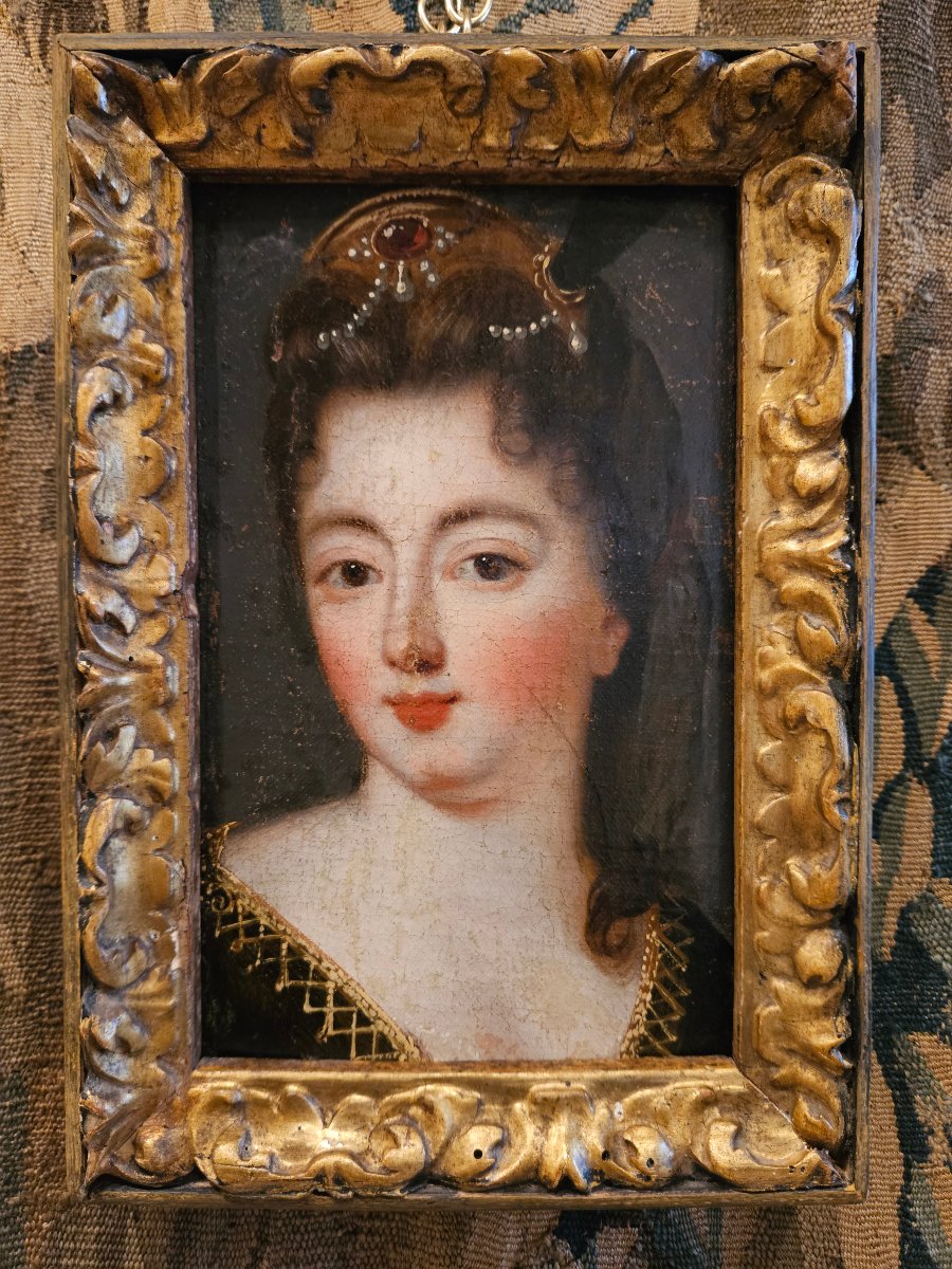 Portrait Of Louise Françoise De Bourbon, 18th Century 