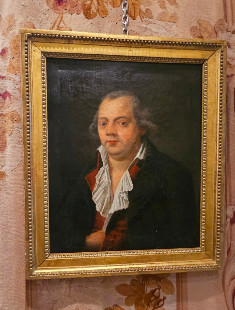 Portrait D'Homme Epoque Louis XVI XVIII ème -photo-1