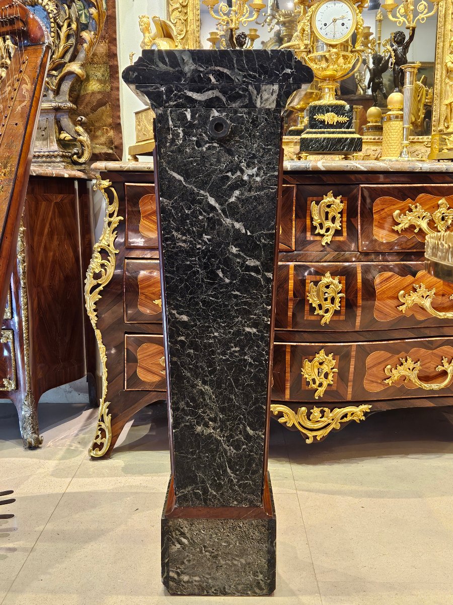 19th-century Napoleon III-era Carved Marble Casing -photo-7