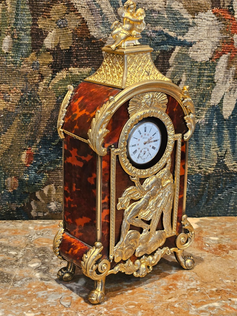 Grand Porte-Montre De Style Régence XIXème-photo-6
