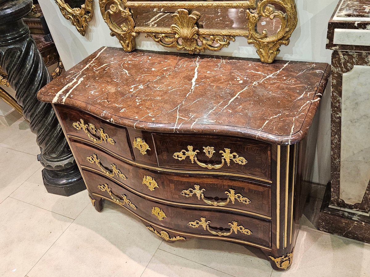Commode Régence Estampillée"Migeon" XVIII ème-photo-4