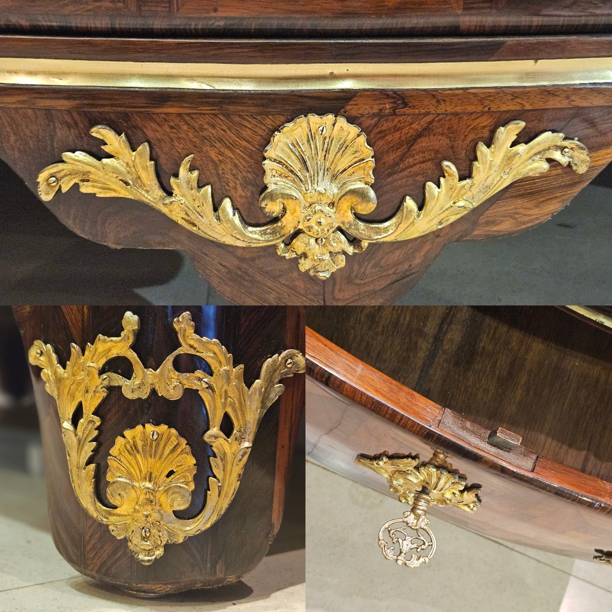 Commode Régence Estampillée"Migeon" XVIII ème-photo-5