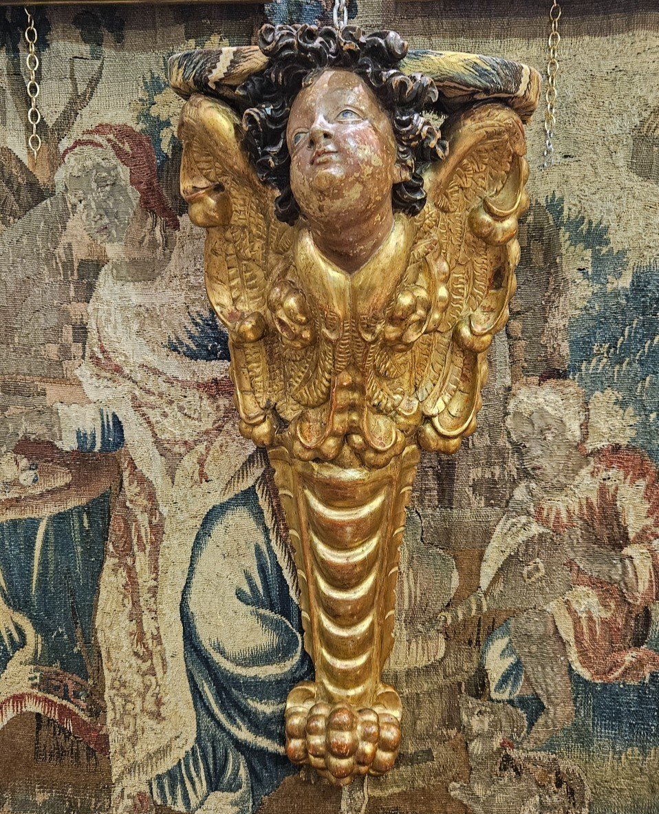 Importante Console d'Applique Epoque Louis XIV Fin XVII ème-photo-1
