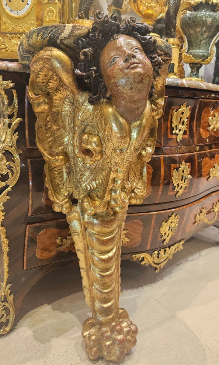 Importante Console d'Applique Epoque Louis XIV Fin XVII ème-photo-2