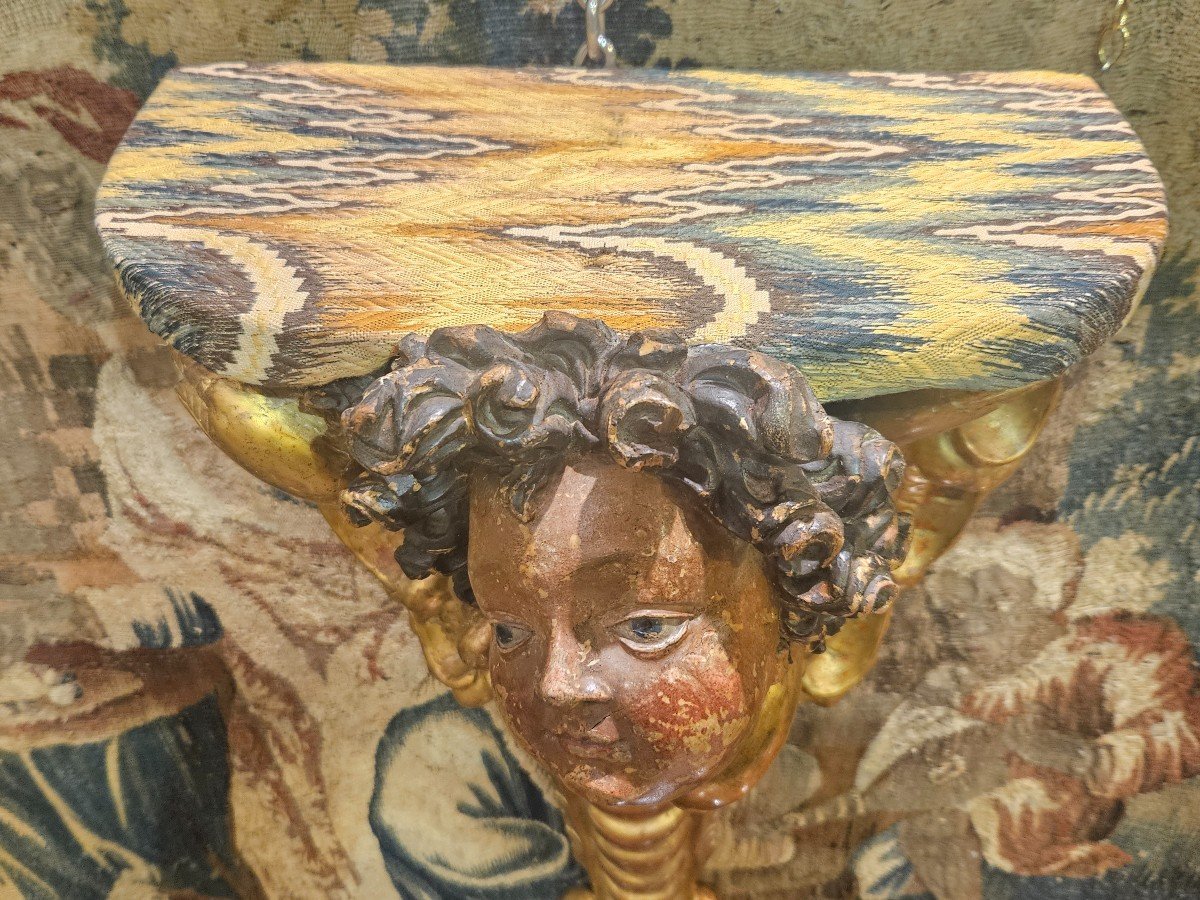 Importante Console d'Applique Epoque Louis XIV Fin XVII ème-photo-7