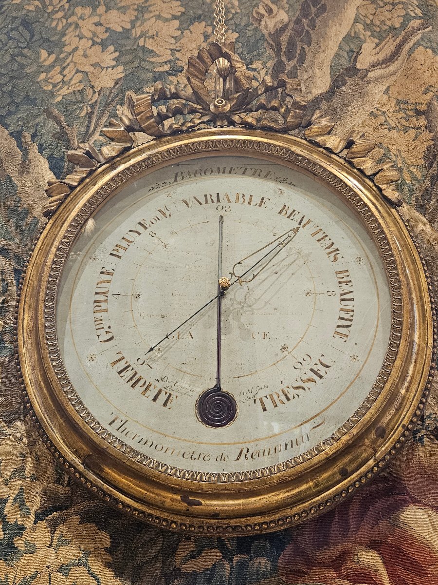 Baromètre Par "A.Carcano 1755-1820" Epoque Louis XVI XVIII ème -photo-2
