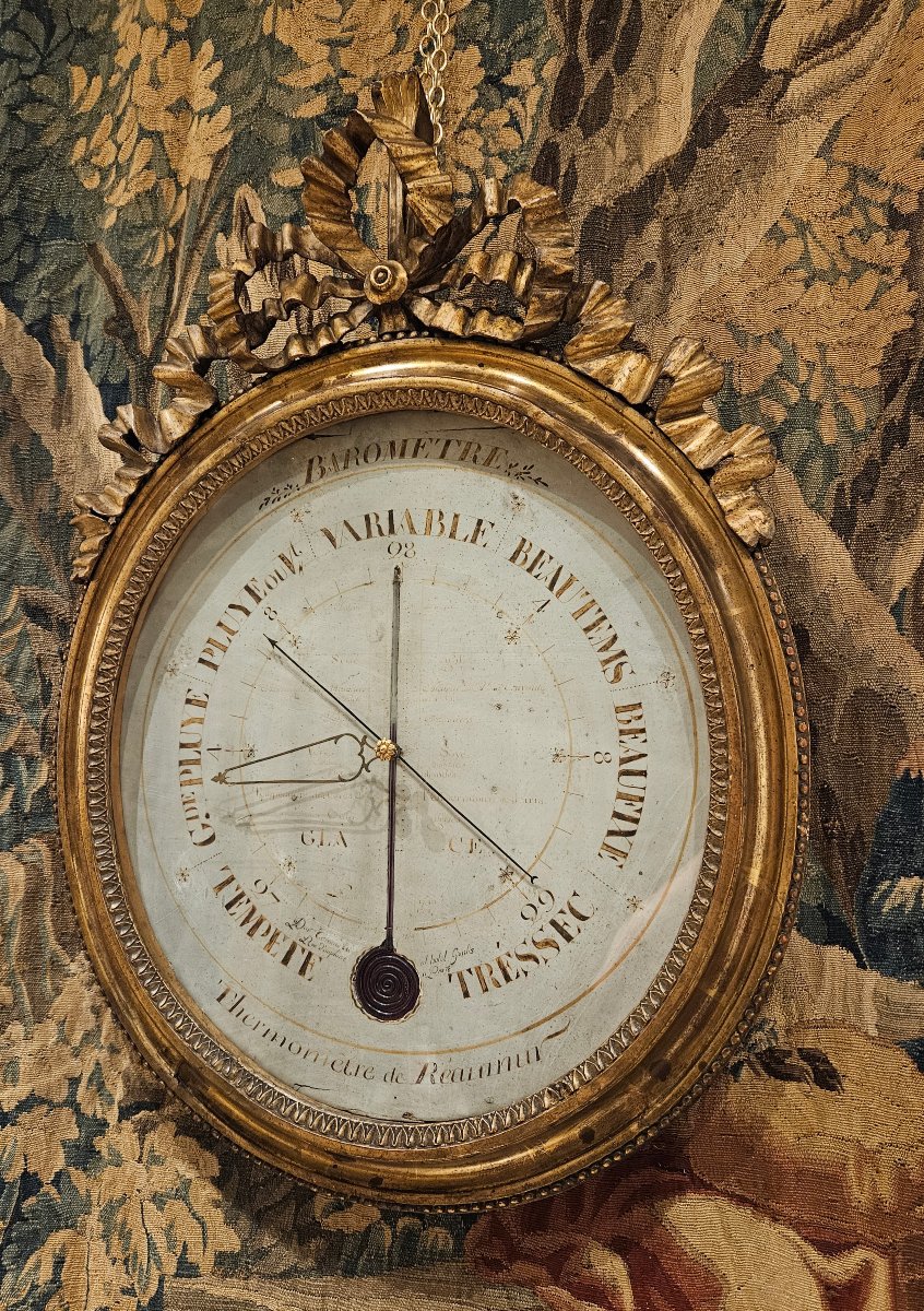 Baromètre Par "A.Carcano 1755-1820" Epoque Louis XVI XVIII ème -photo-3