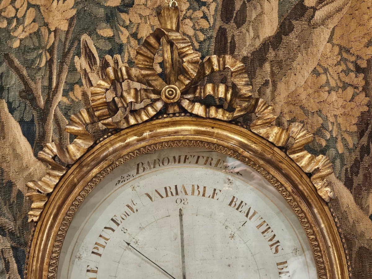 Baromètre Par "A.Carcano 1755-1820" Epoque Louis XVI XVIII ème -photo-5