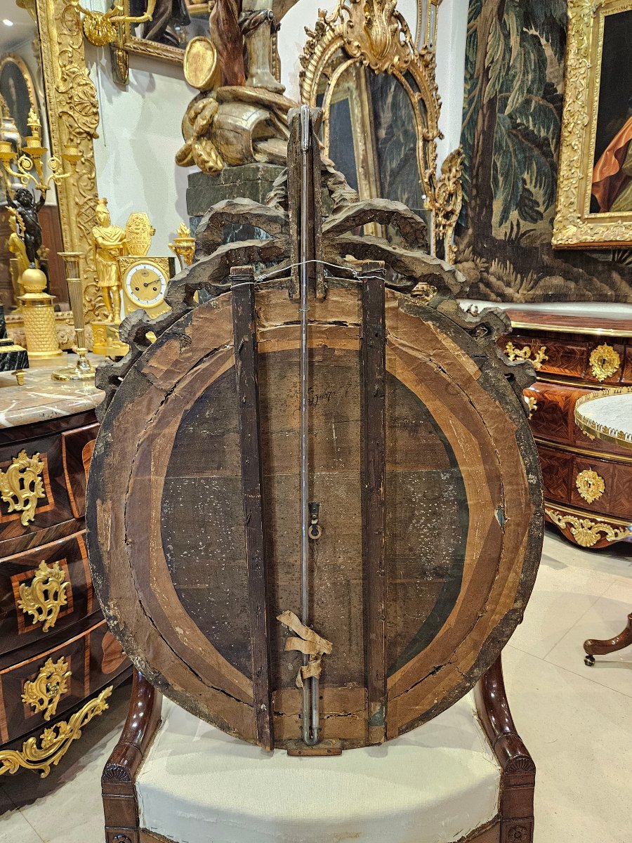 Baromètre Par "A.Carcano 1755-1820" Epoque Louis XVI XVIII ème -photo-7