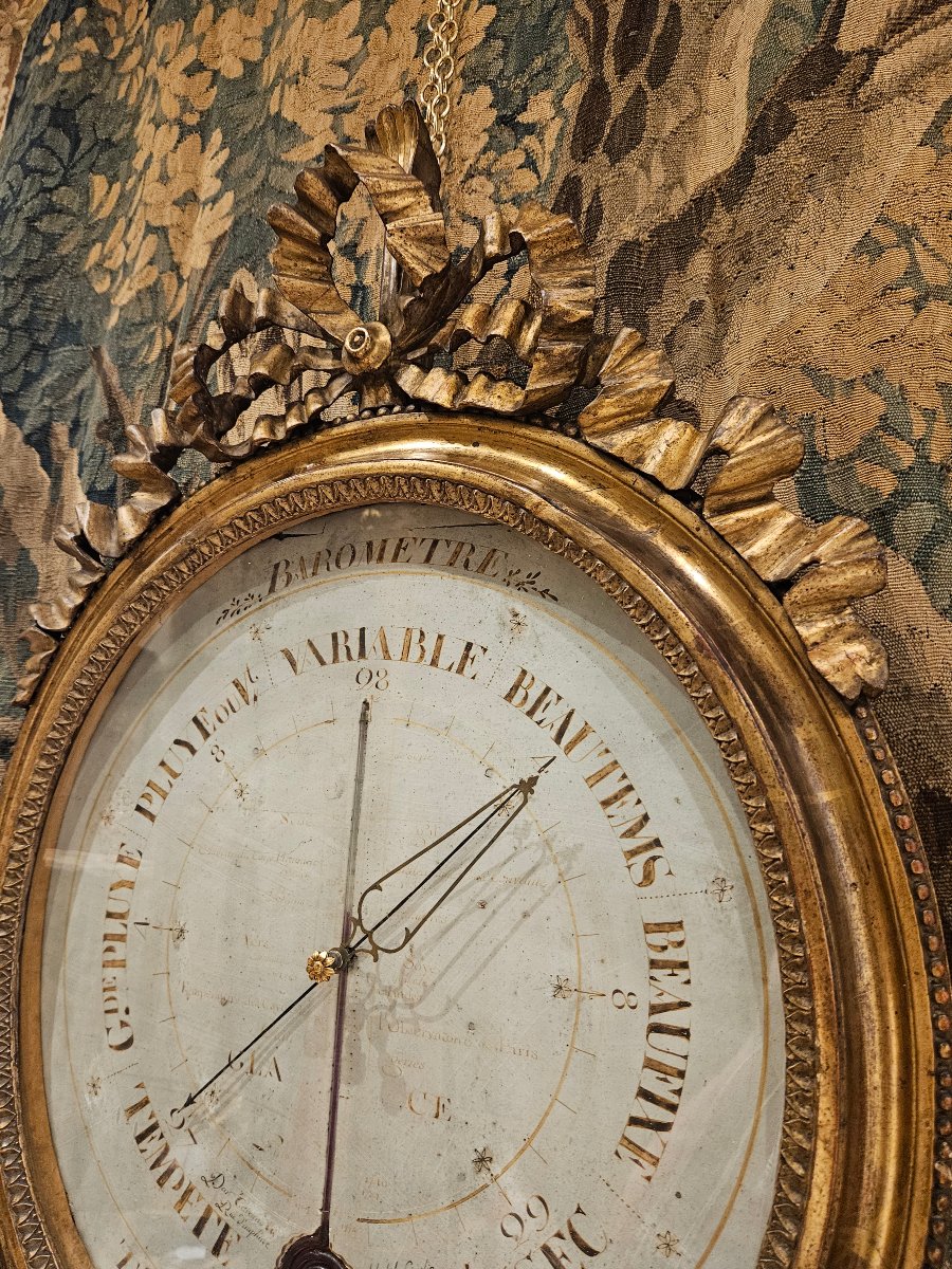 Baromètre Par "A.Carcano 1755-1820" Epoque Louis XVI XVIII ème -photo-6