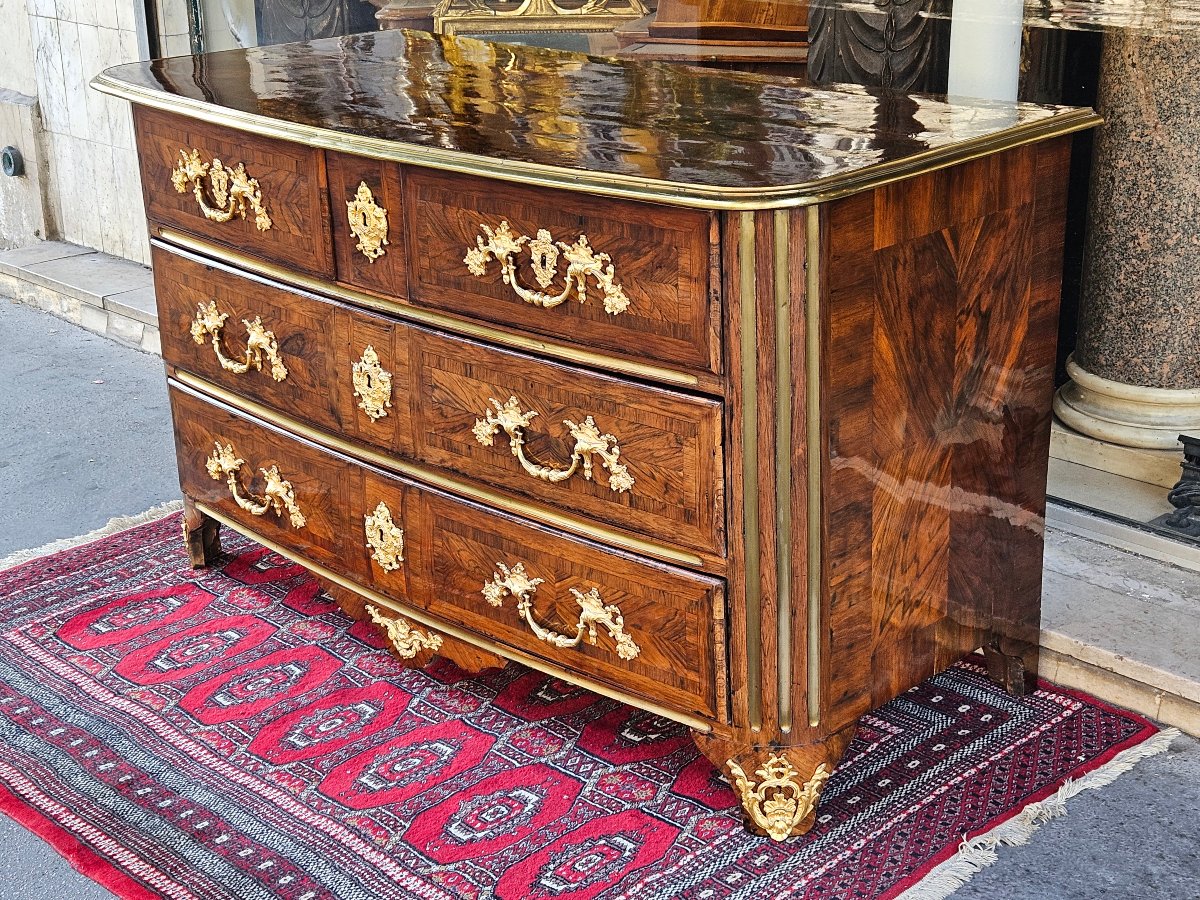 Importante Commode en marqueterie Epoque Louis XIV XVII ème 