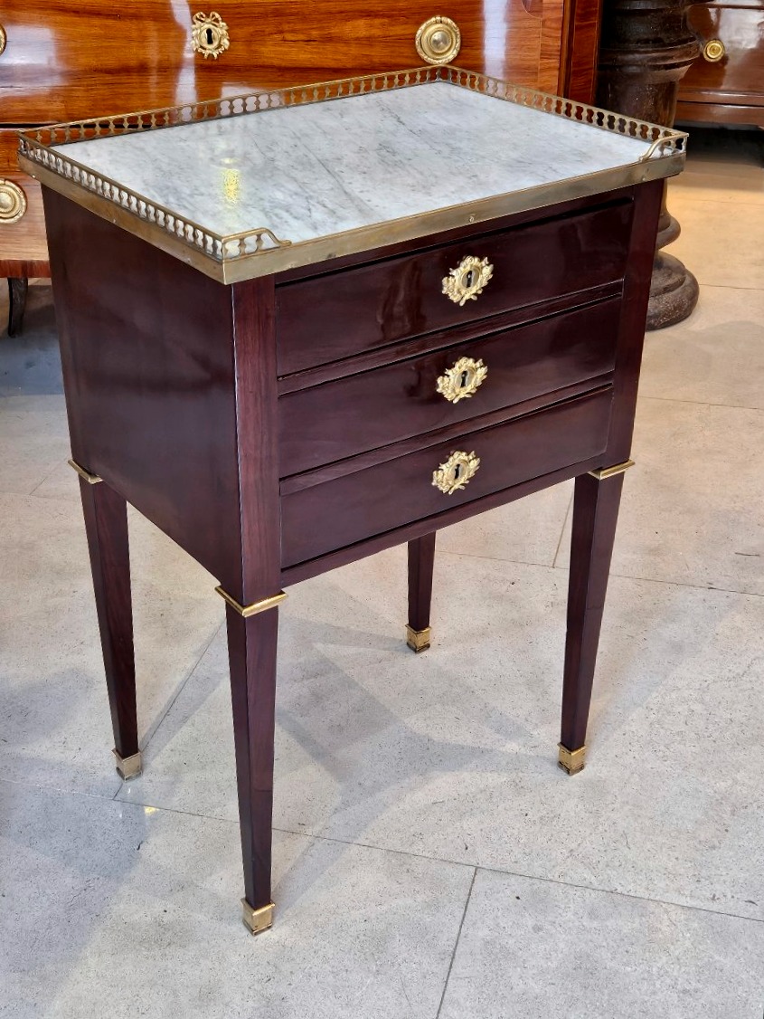 Table De Salon Estampillée "C.Mauter" Époque Louis XVI XVIII ème -photo-3