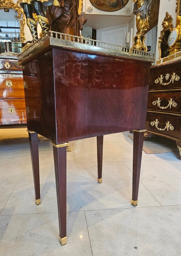Table De Salon Estampillée "C.Mauter" Époque Louis XVI XVIII ème -photo-4