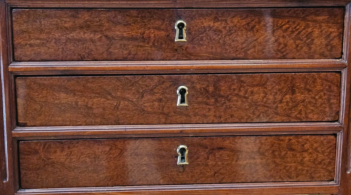 "e.avril" Living Room Table In Solid Mahogany, Louis XVI Period-photo-3