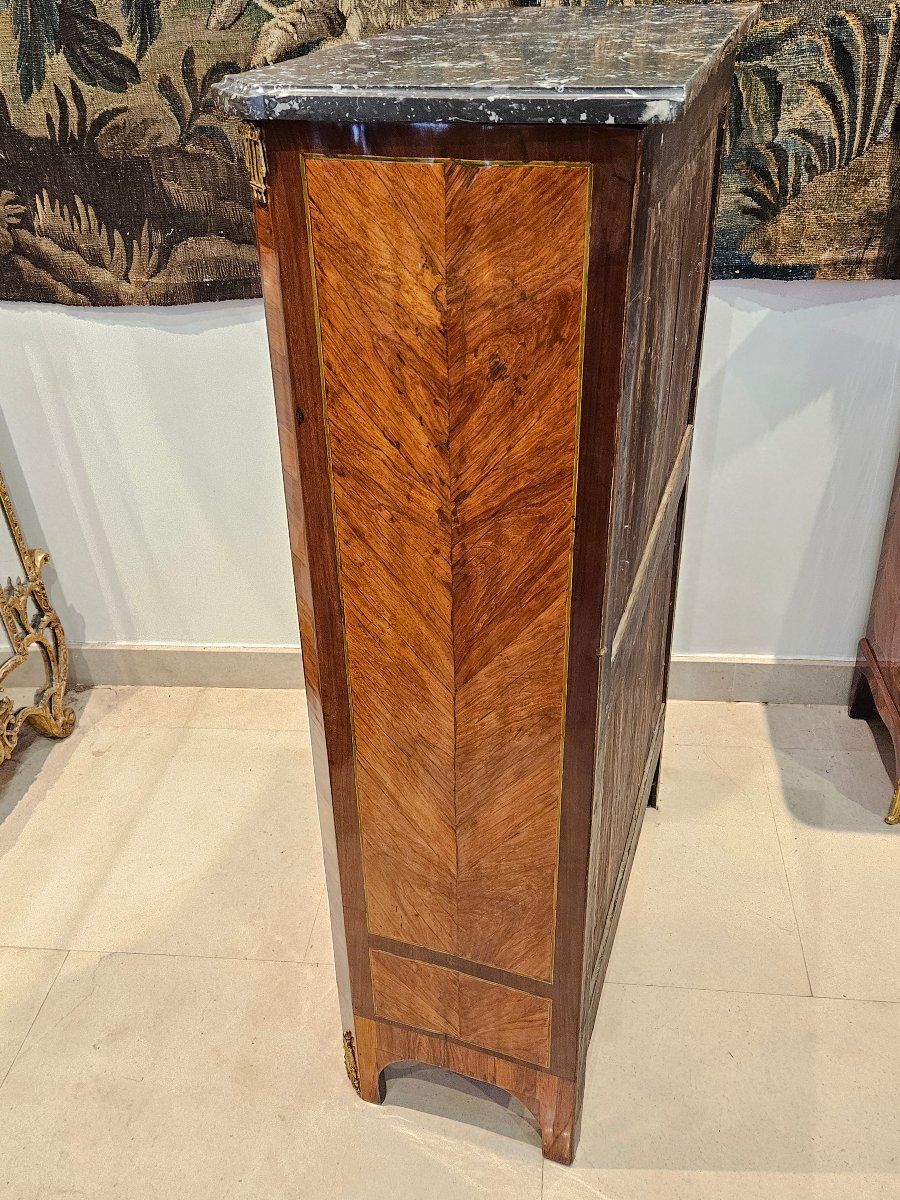 Bookcase Stamped "j.p. Letellier," Louis XVI Period, 13th Century-photo-5