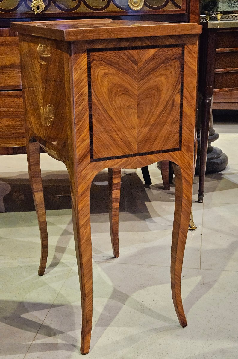18th-century Louis XV-style Marquetry Dressing Table -photo-2