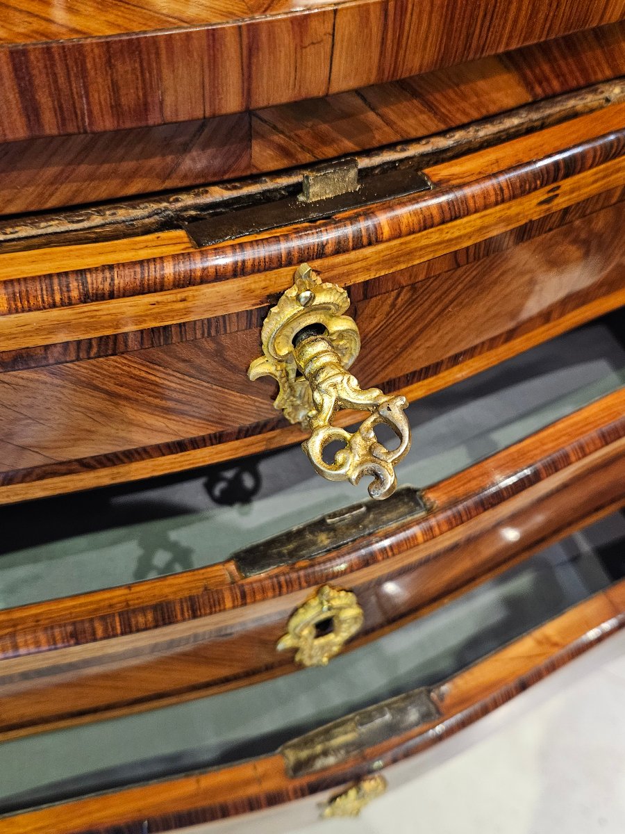 18th-century Louis XV-style Marquetry Dressing Table -photo-7