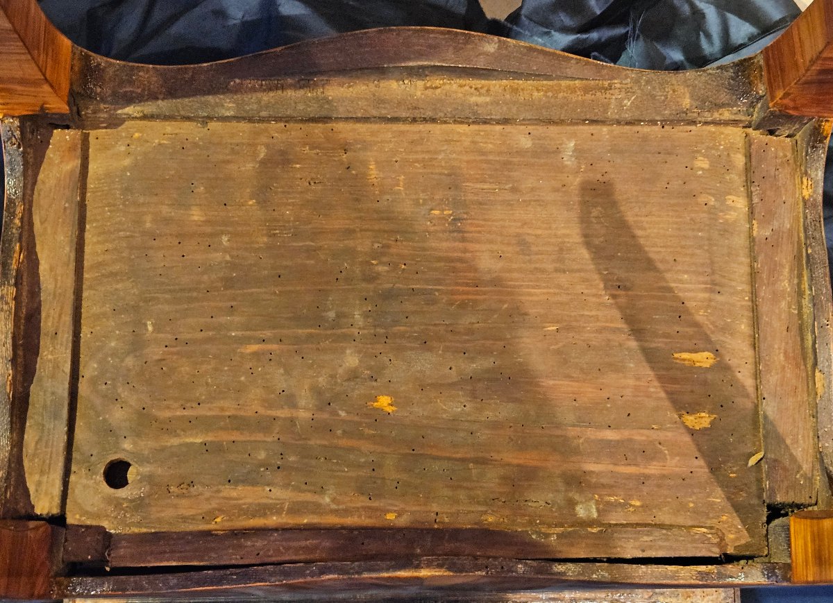18th-century Louis XV-style Marquetry Dressing Table -photo-8