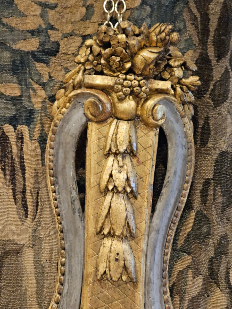 Baromètre Thermomètre " Daté 1776 "Epoque Louis XVI  XVIII ème-photo-4