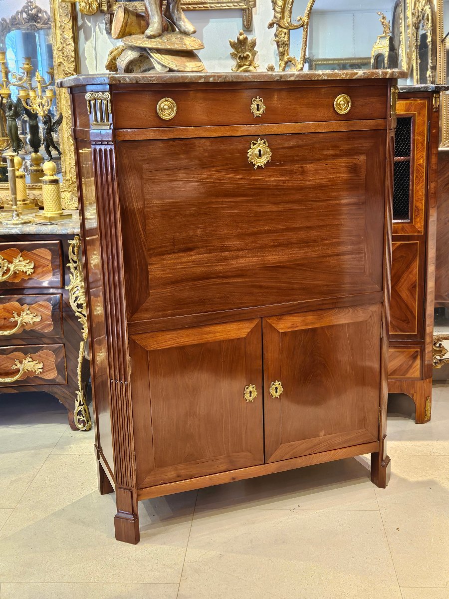 Secrétaire Estampillé D.L. ANCELLET  Époque Louis XVI XVIII ème-photo-2