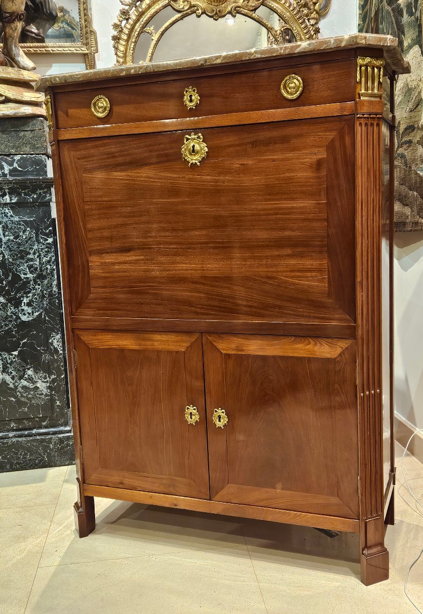 Secrétaire Estampillé D.L. ANCELLET  Époque Louis XVI XVIII ème