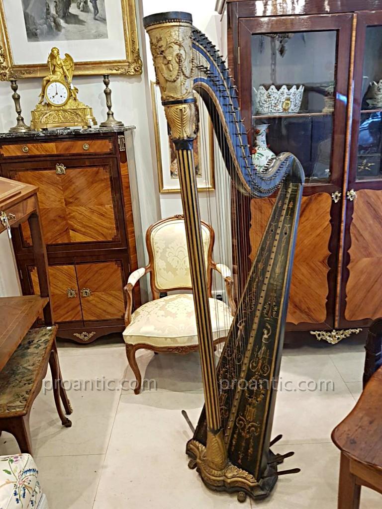 Harpe Epoque Louis XVI  Signée Renault  