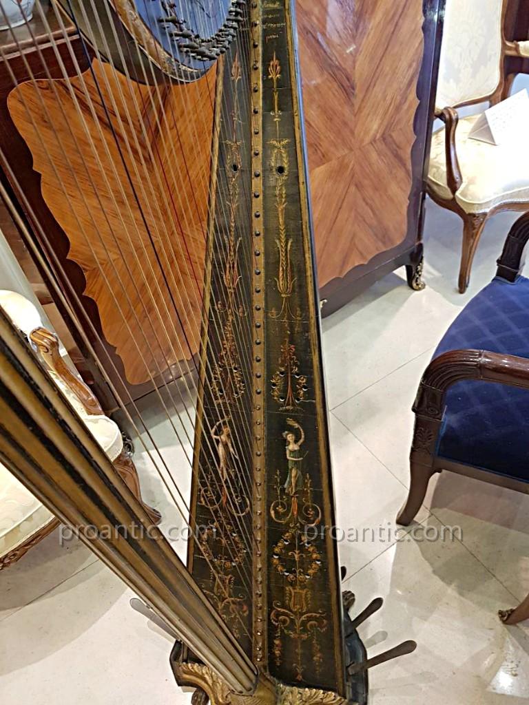 Harpe Epoque Louis XVI  Signée Renault  -photo-4
