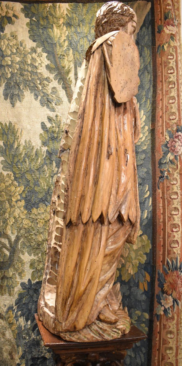 "saint Raymond Nonnat" In Carved Linden XVII-photo-3