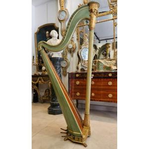 Tr: Harp Signed "naderman In Paris" Dated 1820 Early XIX