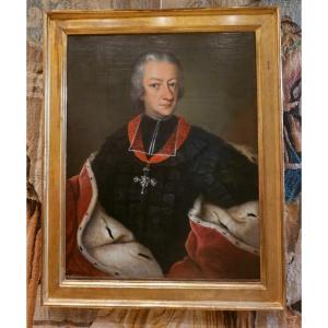 Portrait Of Prince Bishop Of Basel Jg Rinck De Baldenstein XVIII