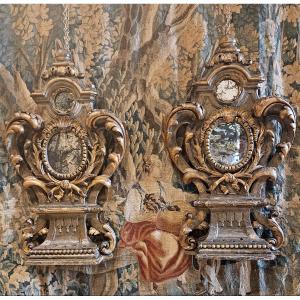 Important Pair Of Monstrances Louis XIV Period 17th Century