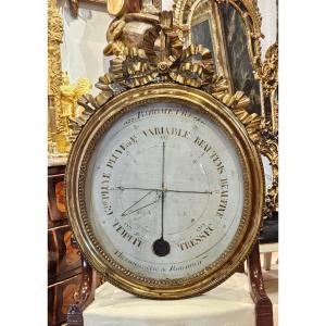 Baromètre Par "a.carcano 1755-1820" Epoque Louis XVI XVIII ème 