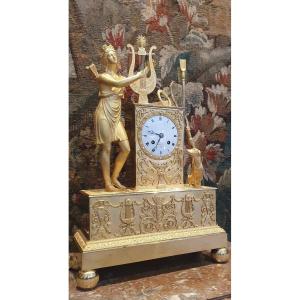  Importante Pendule Mythologique "Diane Chasseresse" Epoque Charles X Début XIX ème
