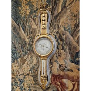 Louis XVI-era Barometer And Thermometer, 18th Century