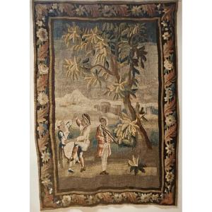 Aubusson Tapestry "la Danse Champêtre" (louis XV Period, 18th Century)