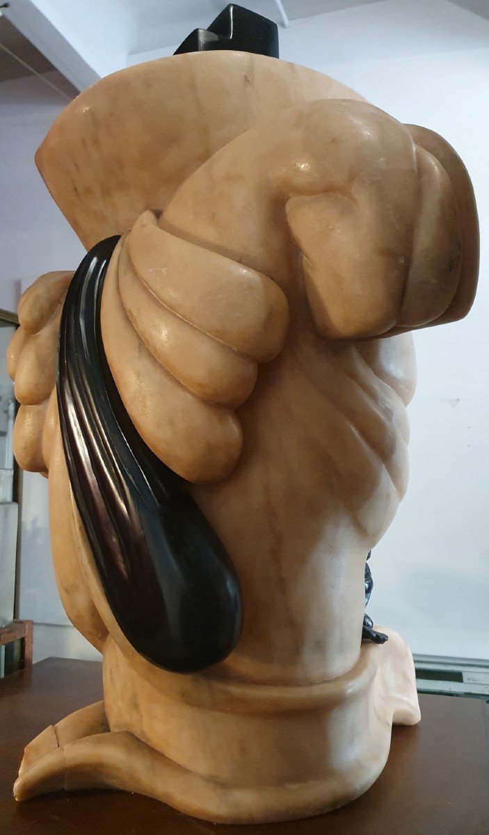 Marble Sculpture Of Claude Cehes "monument N°6-photo-4