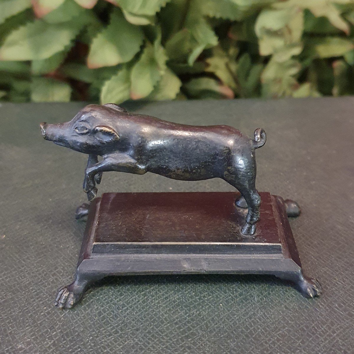 19th-century Grand Tour Bronze Of The Herculaneum Piglet-photo-3