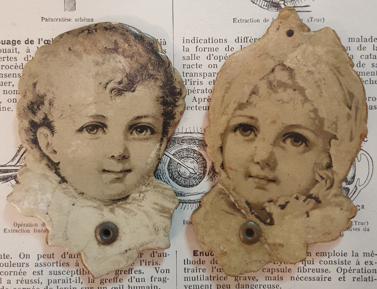 Curiosité : Miroirs Publicitaires Par Léopold Verger Début 20 ème Siècle.