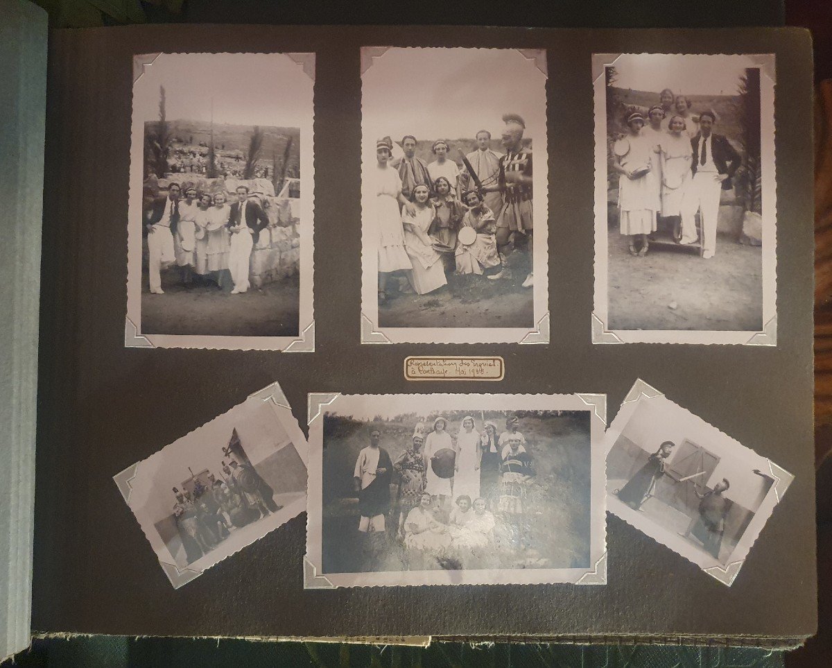 1930s Photos: Ecole Normale Students & Human Skeleton, Funerary, Tunisia, Côte d'Azur-photo-6